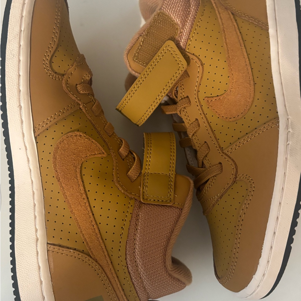 2021 Nike Court Borough Mid Ps 'Wheat' 1.5 Y Kids New
